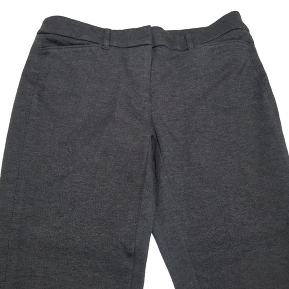 White House Black Market Slim Ankle Gray Pants 6R - Picture 3 of 16